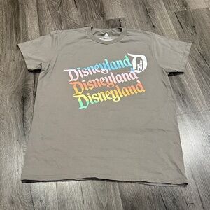 💜Disneyland Disney Parks Pastel Multicolor Logo T-Shirt Comfortable Casual cute